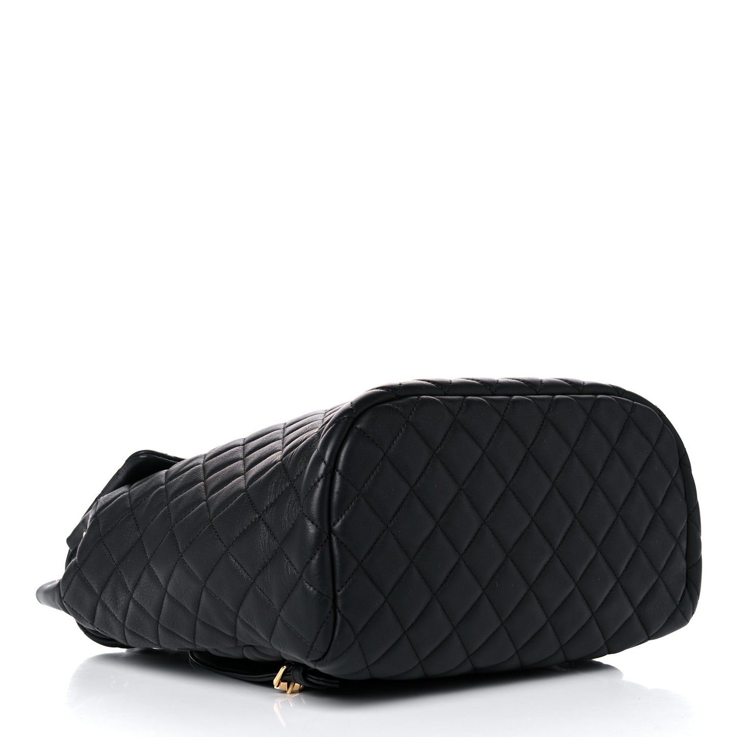 Lambskin Quilted Large Urban Spirit Backpack Black