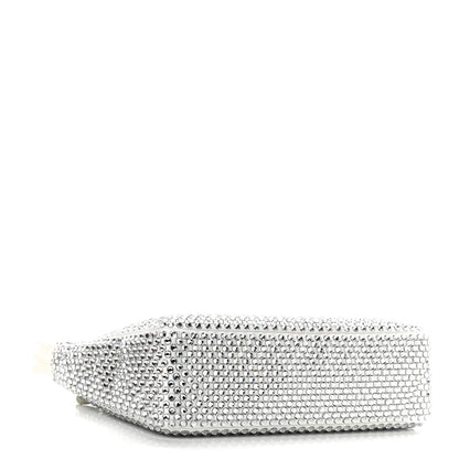 Prada Satin Crystal Mini Re-Edition 2000 Bag White 4 of 10
