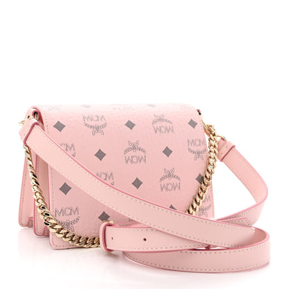 MCM Visetos Mini Patricia Crossbody Bag Powder Pink 2 of 9