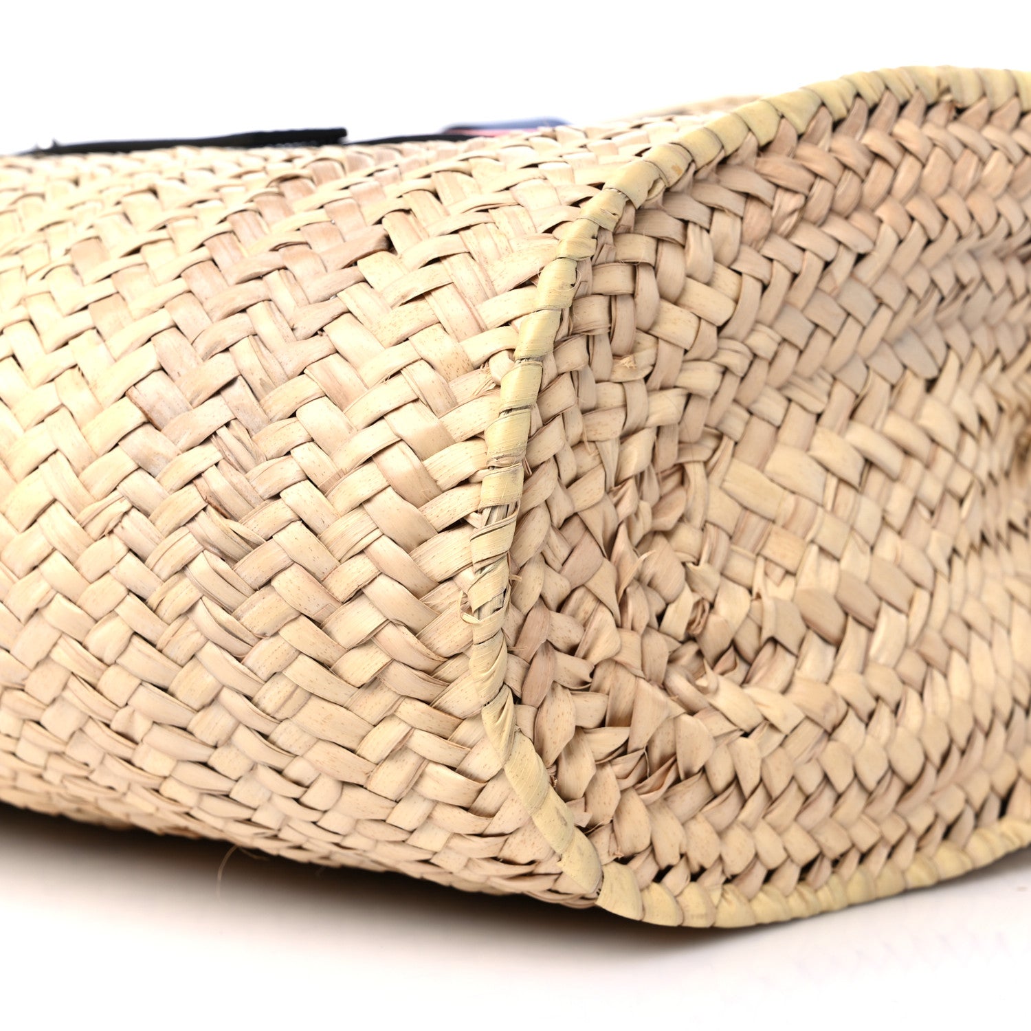Loewe Raffia Basket Tote Bag Cream Multi 7 of 9