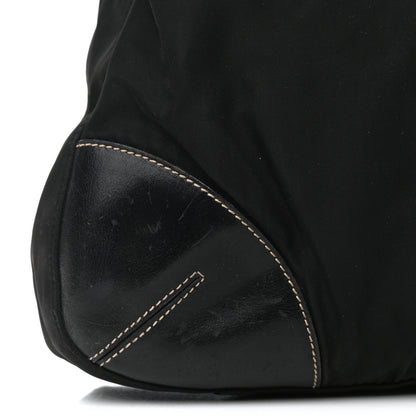 Prada Tessuto Nylon Soft Calf Tote Black 12 of 13
