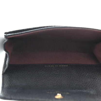 Chanel Caviar Quilted Flap Card Holder Black 5 of 17