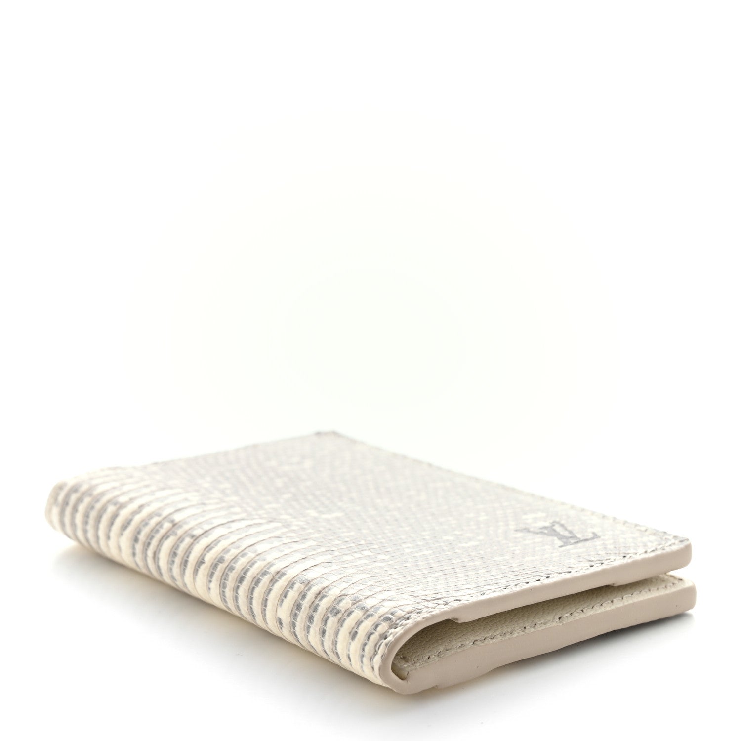 Louis Vuitton Lizard Pocket Organizer Argento 4 of 7