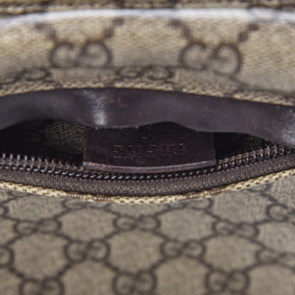 Gucci GG Plus Monogram Double Pocket Belt Bag Dark Brown 9 of 12