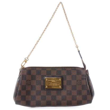Louis Vuitton Damier Ebene Eva Clutch 1 of 8