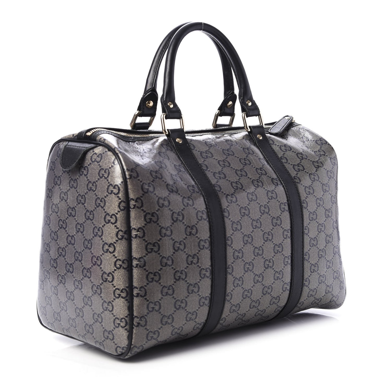 Crystal Monogram Medium Joy Boston Black