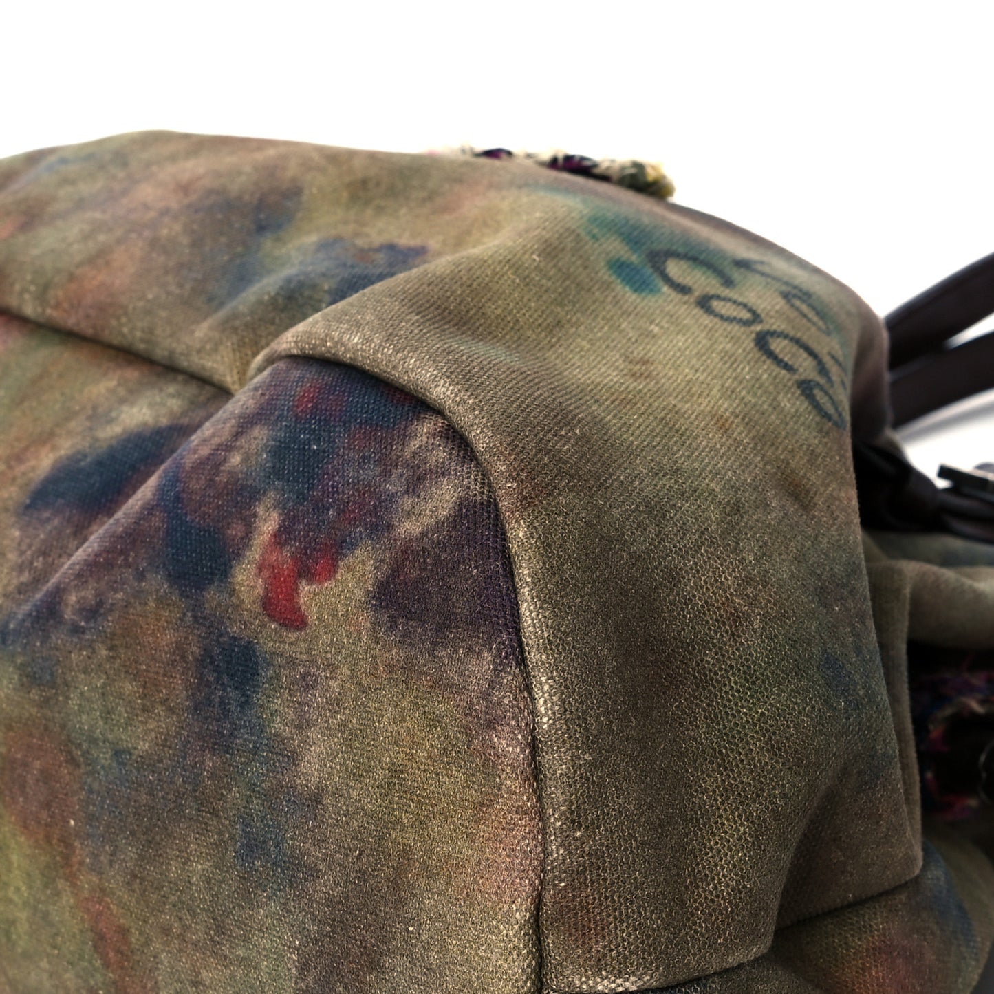 Washed Toile Graffiti On The Pavements Bowler Khaki Multicolor