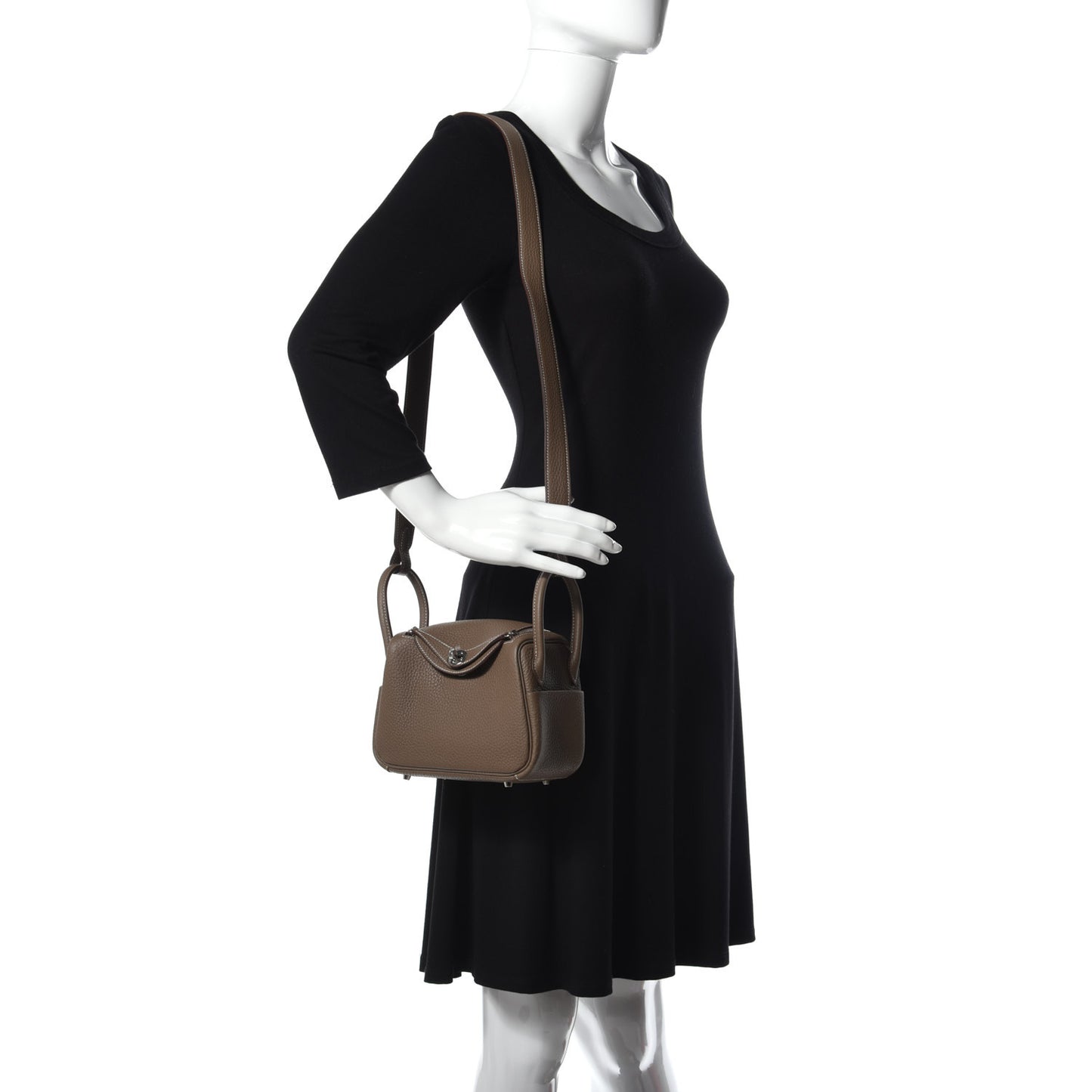 Taurillon Clemence Mini Lindy 20 Etoupe