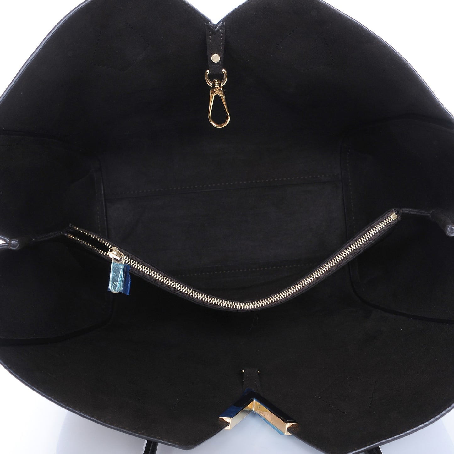 Calfskin Monogram Kimono Tote Black