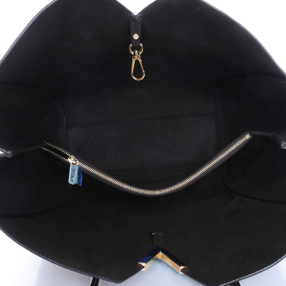 Louis Vuitton Calfskin Monogram Kimono Tote Black 5 of 7