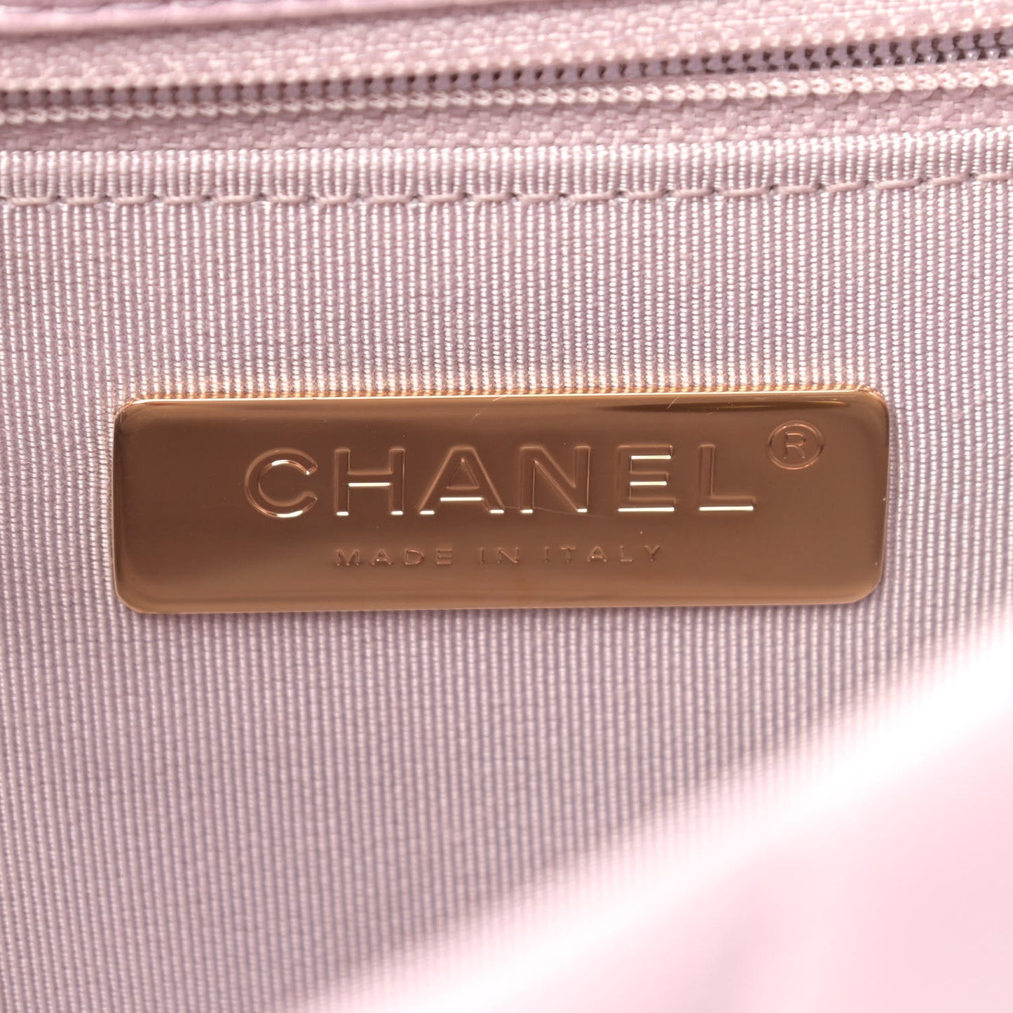 Lambskin Quilted Medium Chanel 19 Flap Light Pink