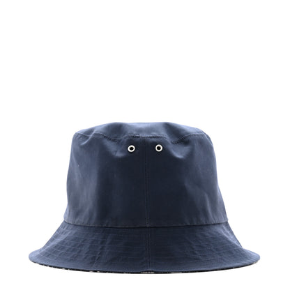 Christian Dior Polyester Cotton Oblique Teddy-D Brim Bucket Hat Blue 6 of 15