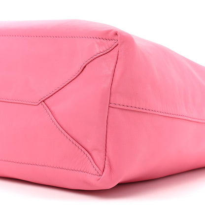 Prada Nappa Antique Reversible Tote Black Pink 13 of 22