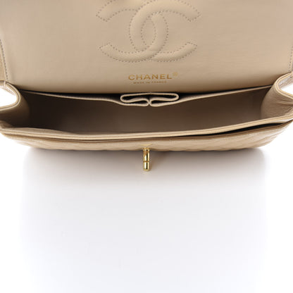 Chanel Caviar Quilted Medium Double Flap Beige Clair 5 of 11