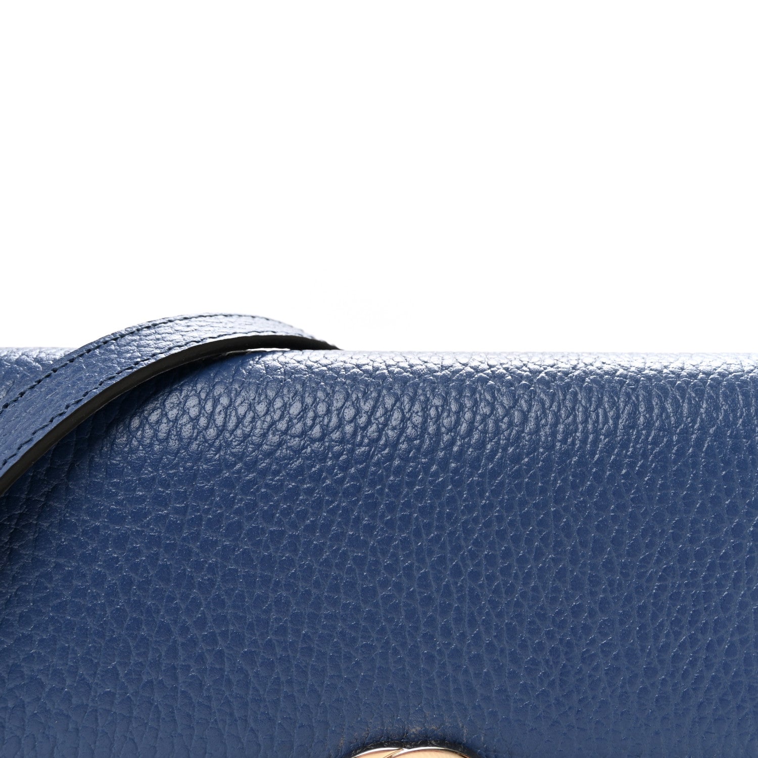 Gucci Dollar Calfskin Interlocking G Chain Wallet Caspian 7 of 10