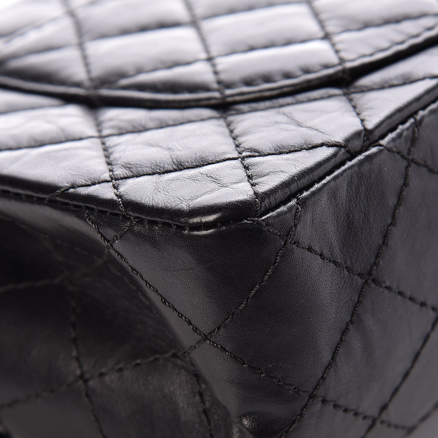 Chanel Aged Calfskin Quilted 2.55 Reissue 225 Flap Black 18 of 20