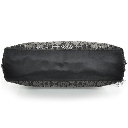 Bottega Veneta Satin Leather Laser Cut Floral Frame Bag 4 of 8