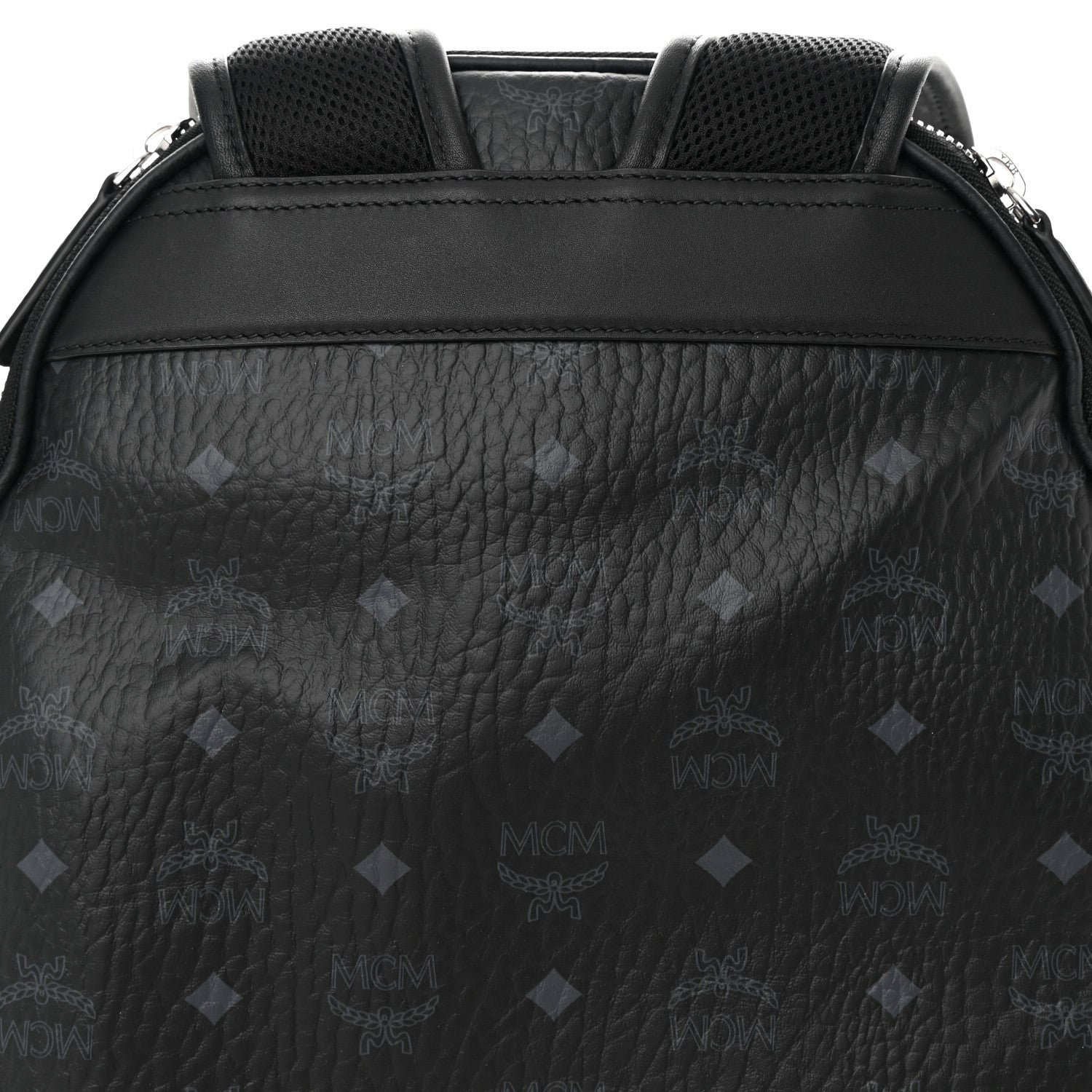 MCM Visetos Medium Stark Backpack Black 13 of 13