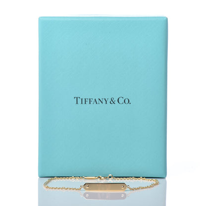 Tiffany 18K Yellow Gold Small Tag Chain Bracelet 6 of 6