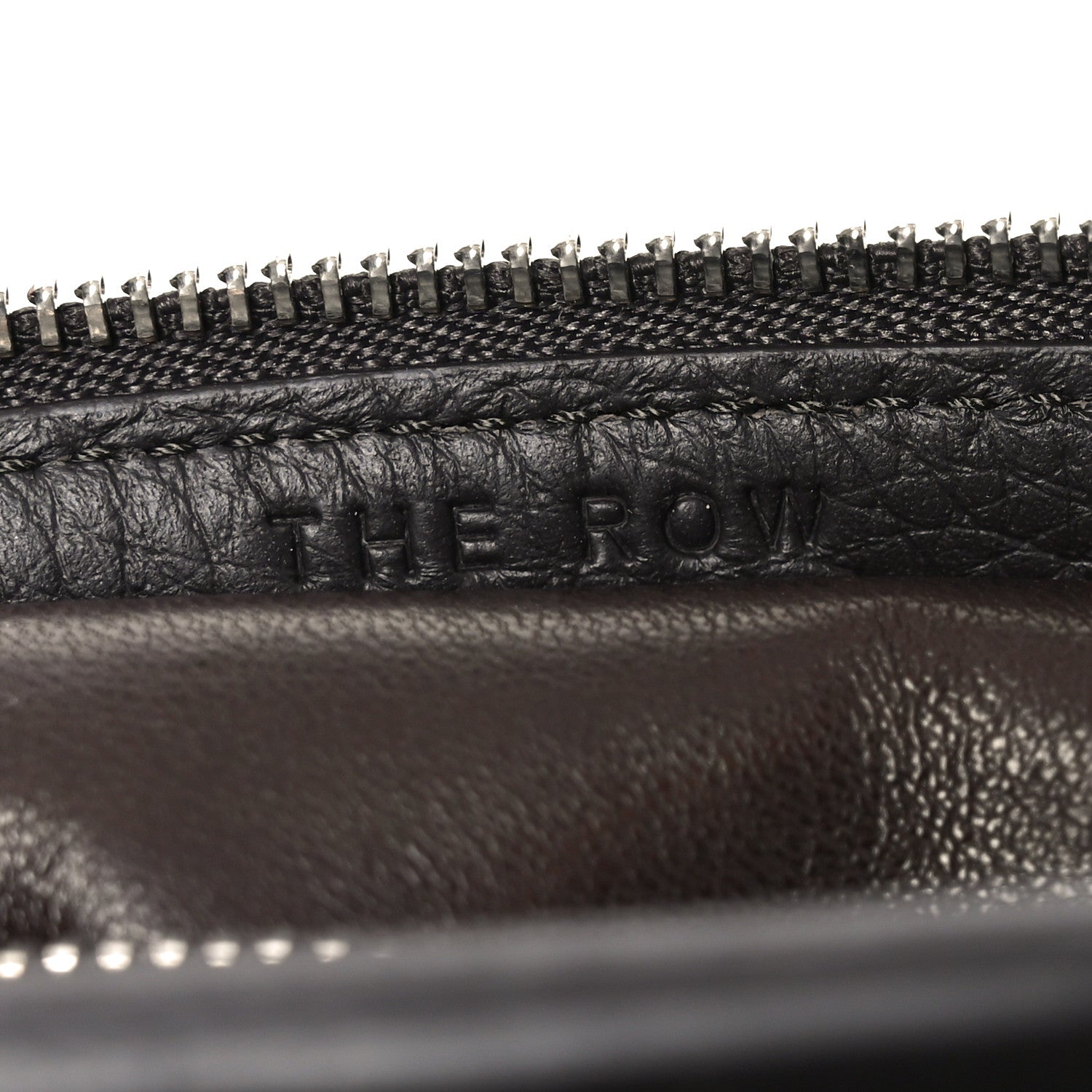The Row Grained Calfskin Small Slouchy Banana Bag Dark Brown 6 of 10