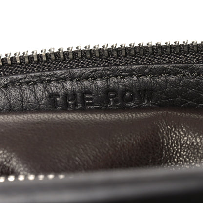 The Row Grained Calfskin Small Slouchy Banana Bag Dark Brown 6 of 10