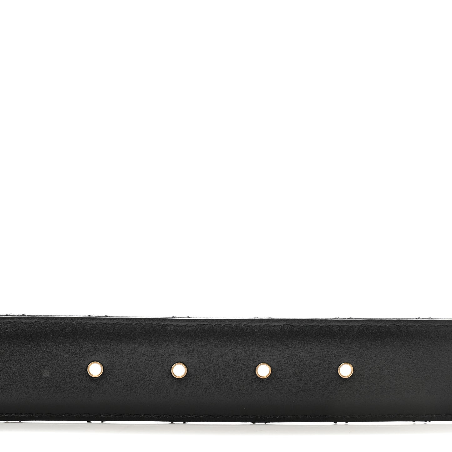 Calfskin Quilted CC Chain Belt 75 30 Black