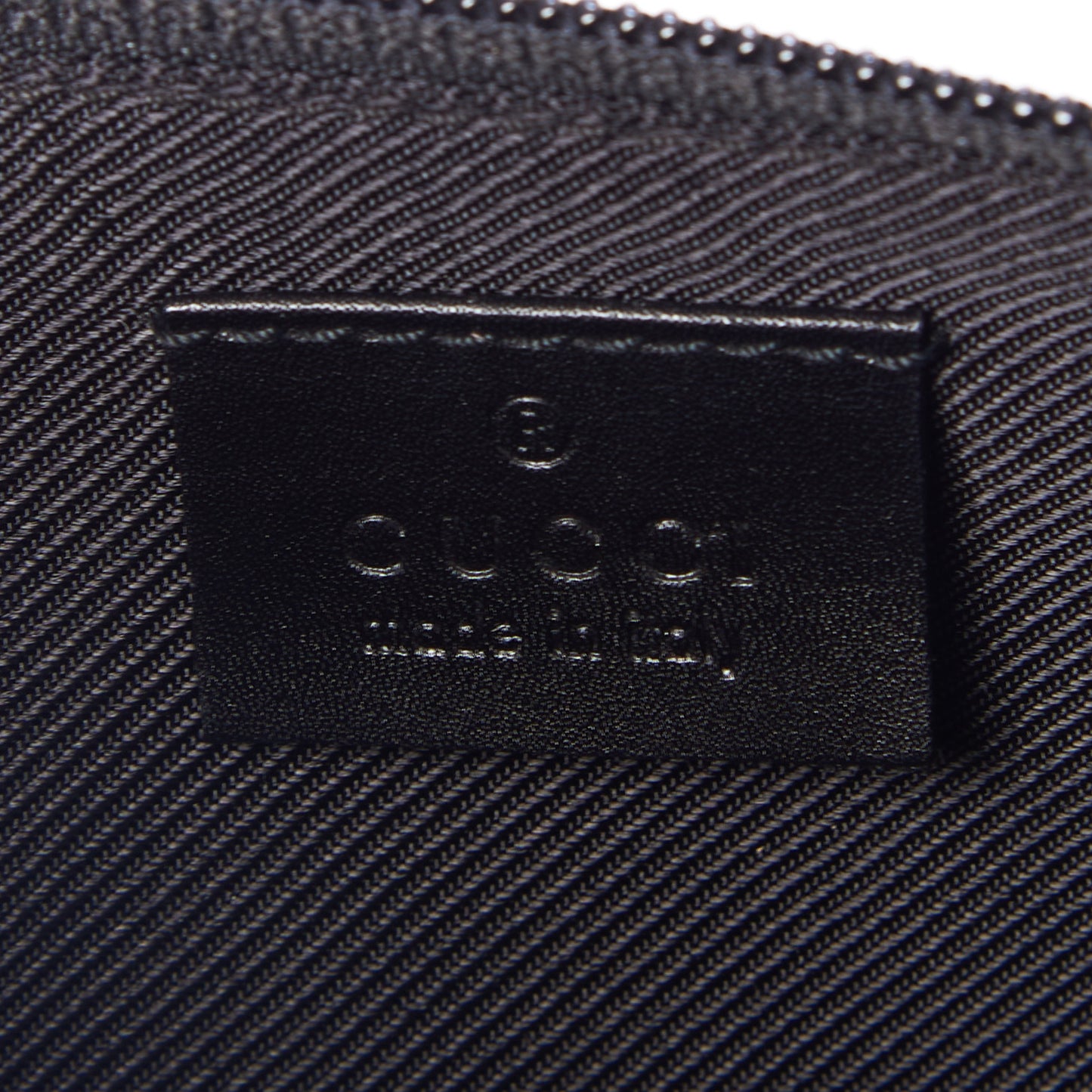 Denim Monogram Boat Pochette Black