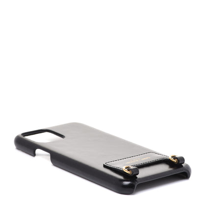 Saint Laurent Calfskin iPhone 11 Pro Chain Case Black 4 of 6