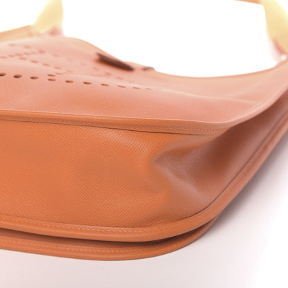 Hermes Epsom Evelyne II GM Orange 10 of 10