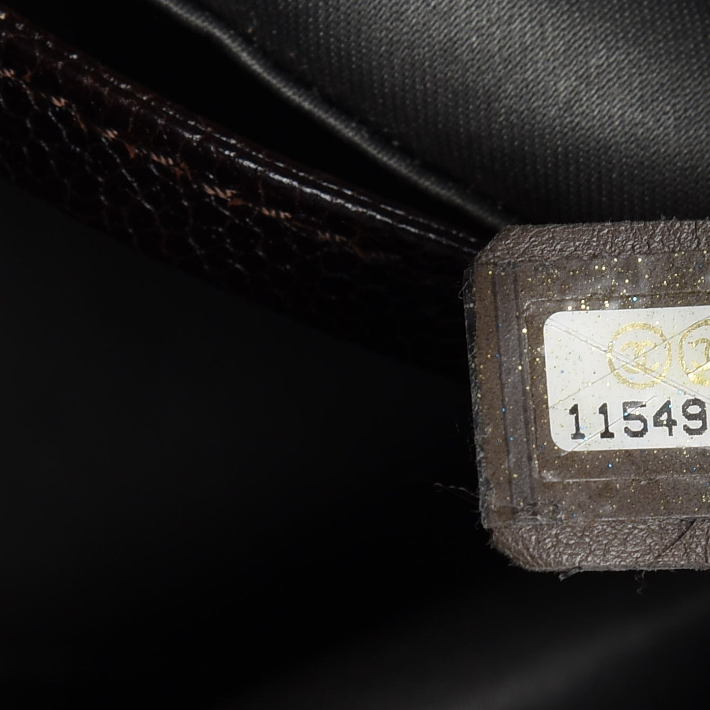 Glazed Caviar Pocket In The City Tote Brown
