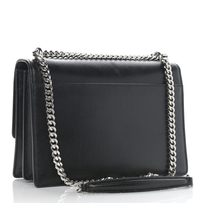 Saint Laurent Calfskin Large Monogram Sunset Black 2 of 13