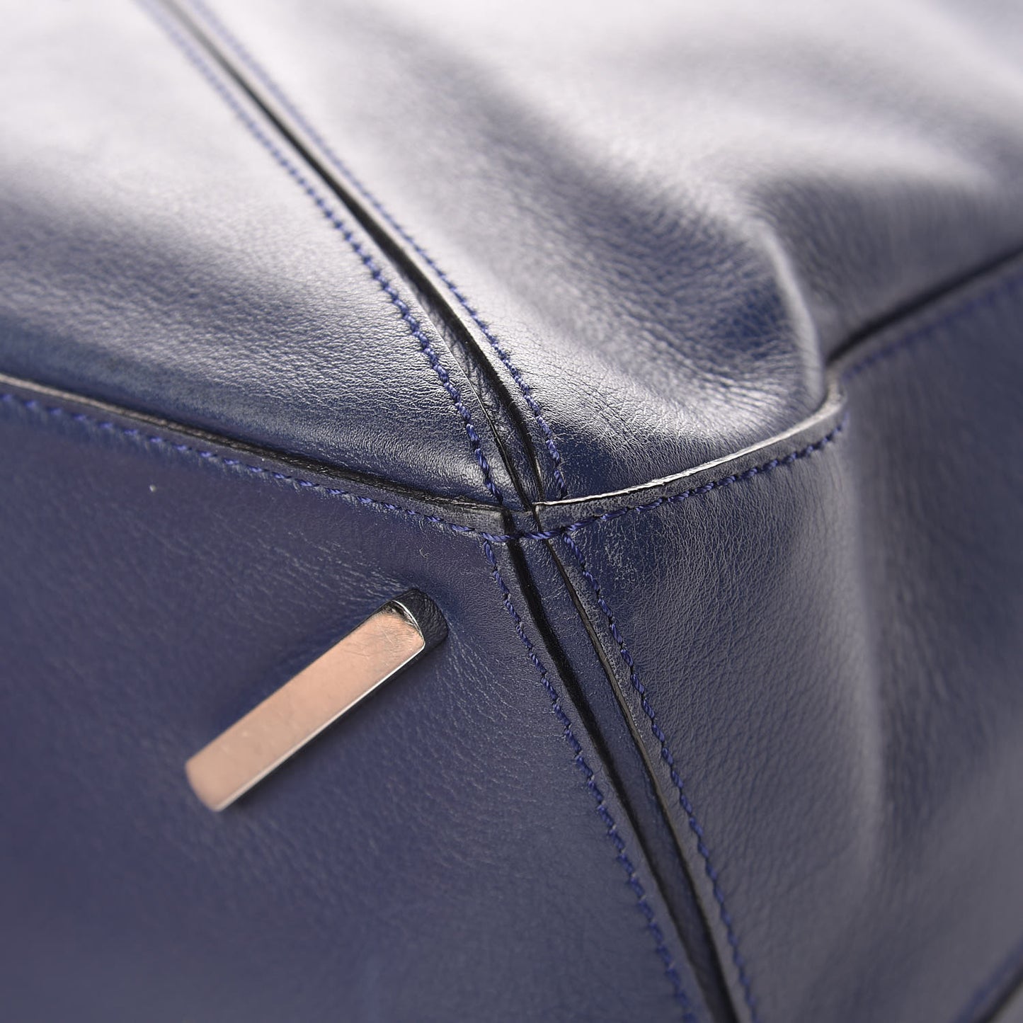 Calfskin Medium Puzzle Bag Marine