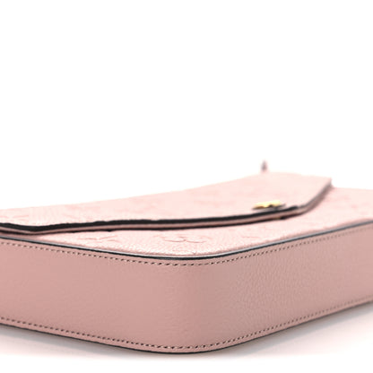Louis Vuitton Empreinte Pochette Felicie Chain Wallet Rose Poudre 9 of 10