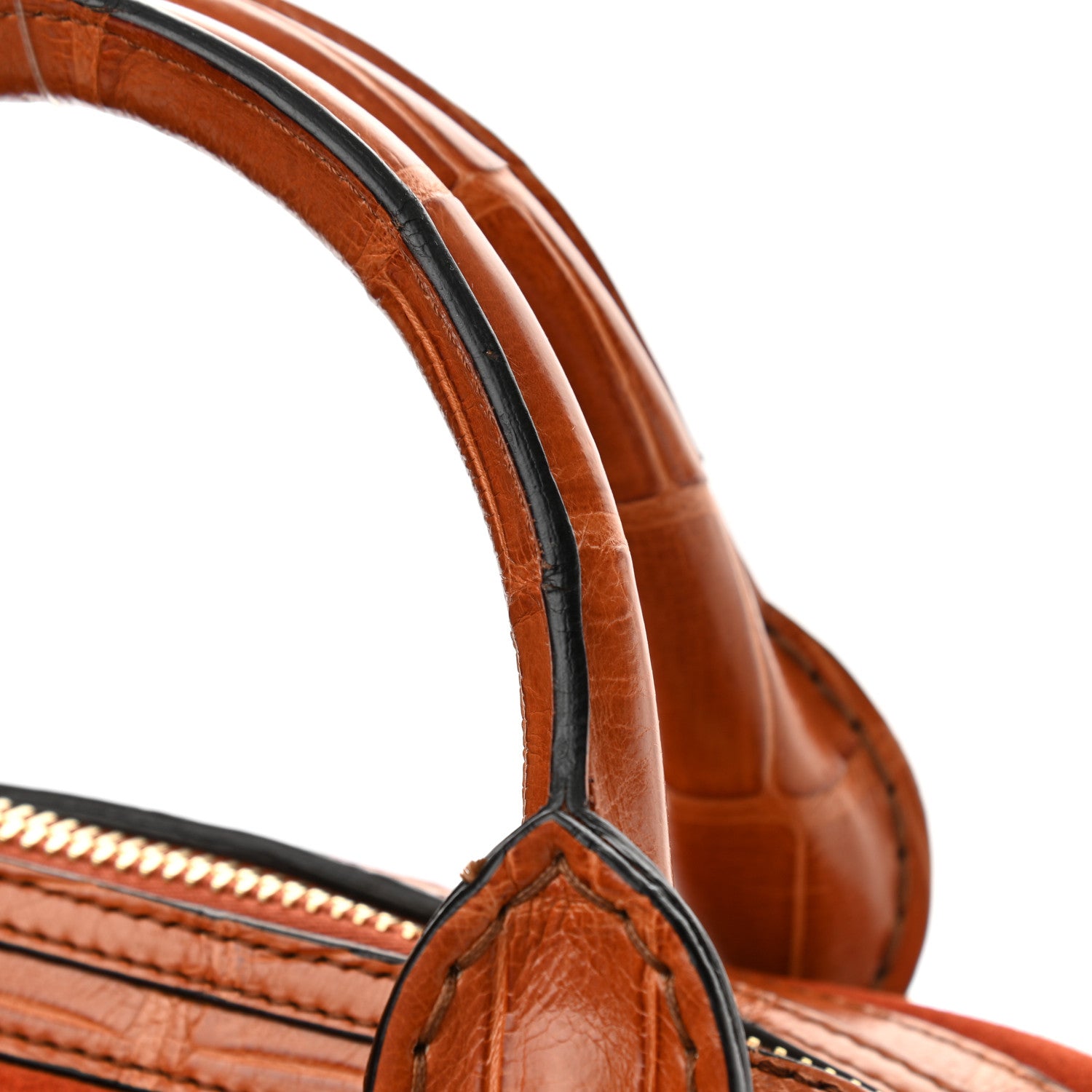 Burberry Haymarket Check Suede Prorsum Tassel Bowling Bag Tangerine 12 of 17