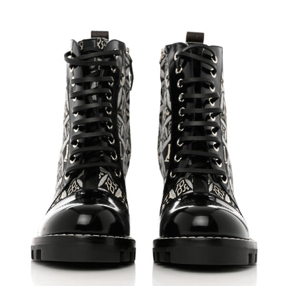 Louis Vuitton Since 1854 Star Trail Ankle Boots 38.5 Black 2 of 8