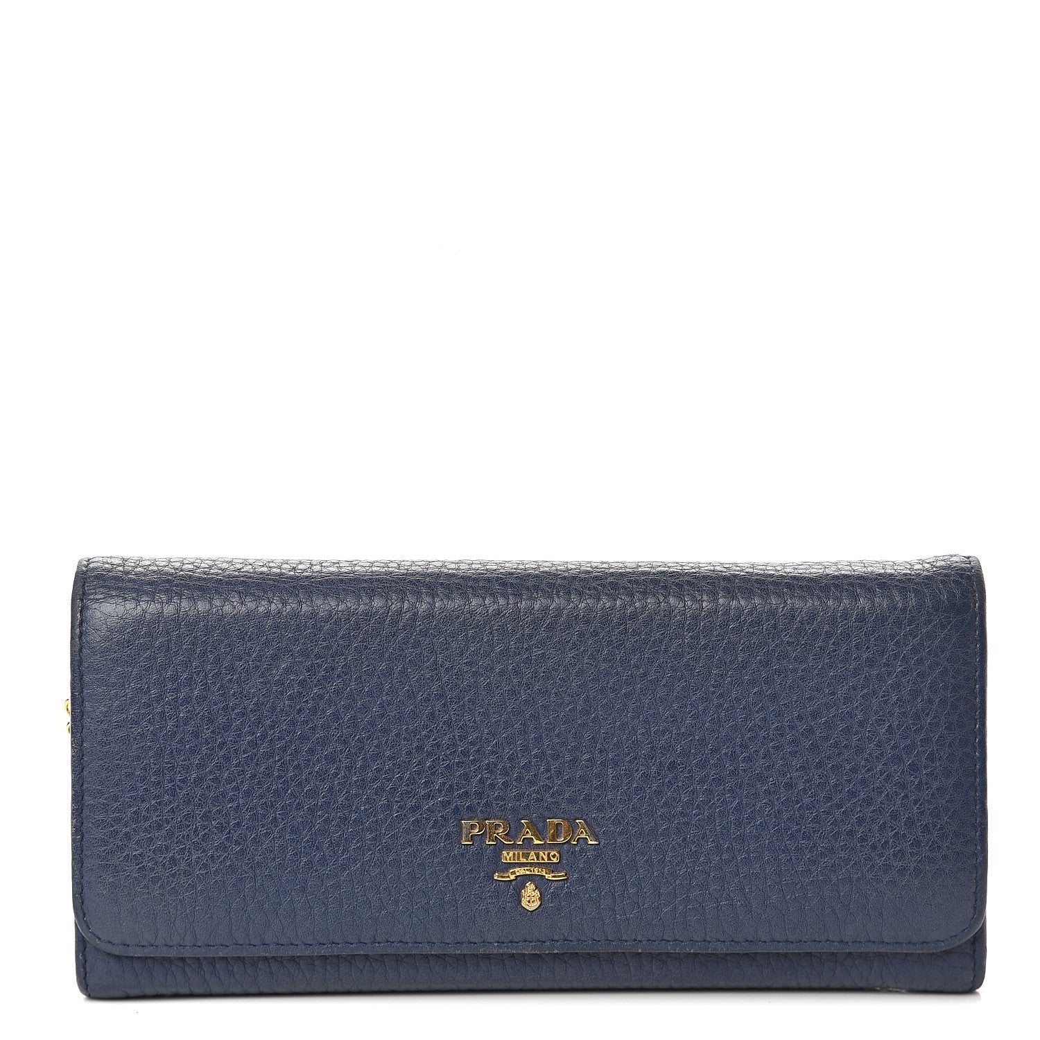 Prada Vitello Phenix Continental Flap Wallet Baltico 2 of 6