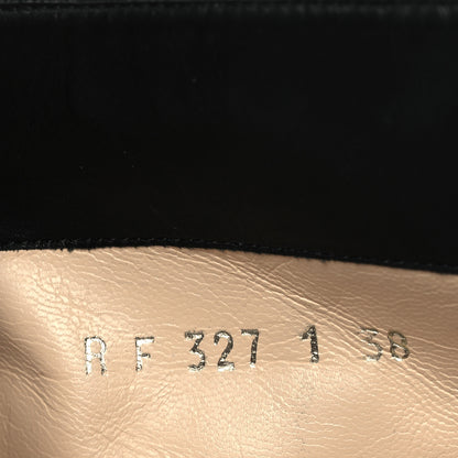 Valentino Garavani Suede Rockstud 100 Ankle Boots 38 Black 10 of 14