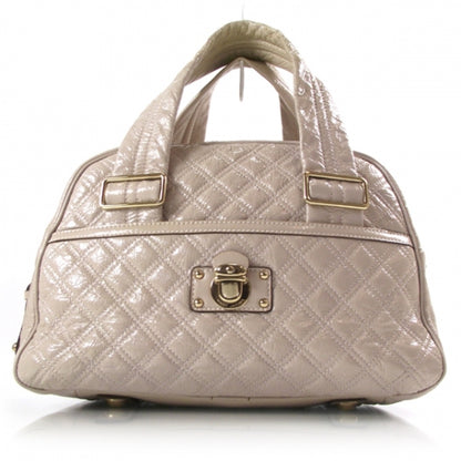 Marc Jacobs Patent Quilted Ursula Bowler Blush 1 of 10