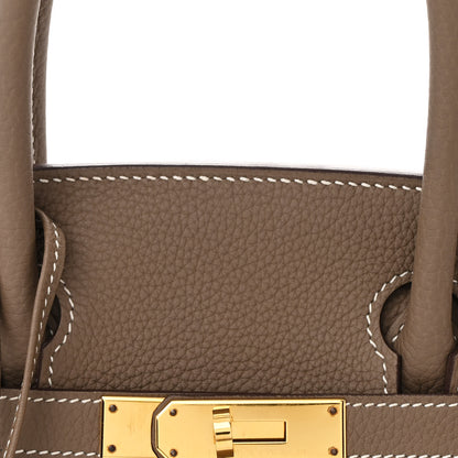 Hermes Togo Birkin 30 Etoupe 8 of 17