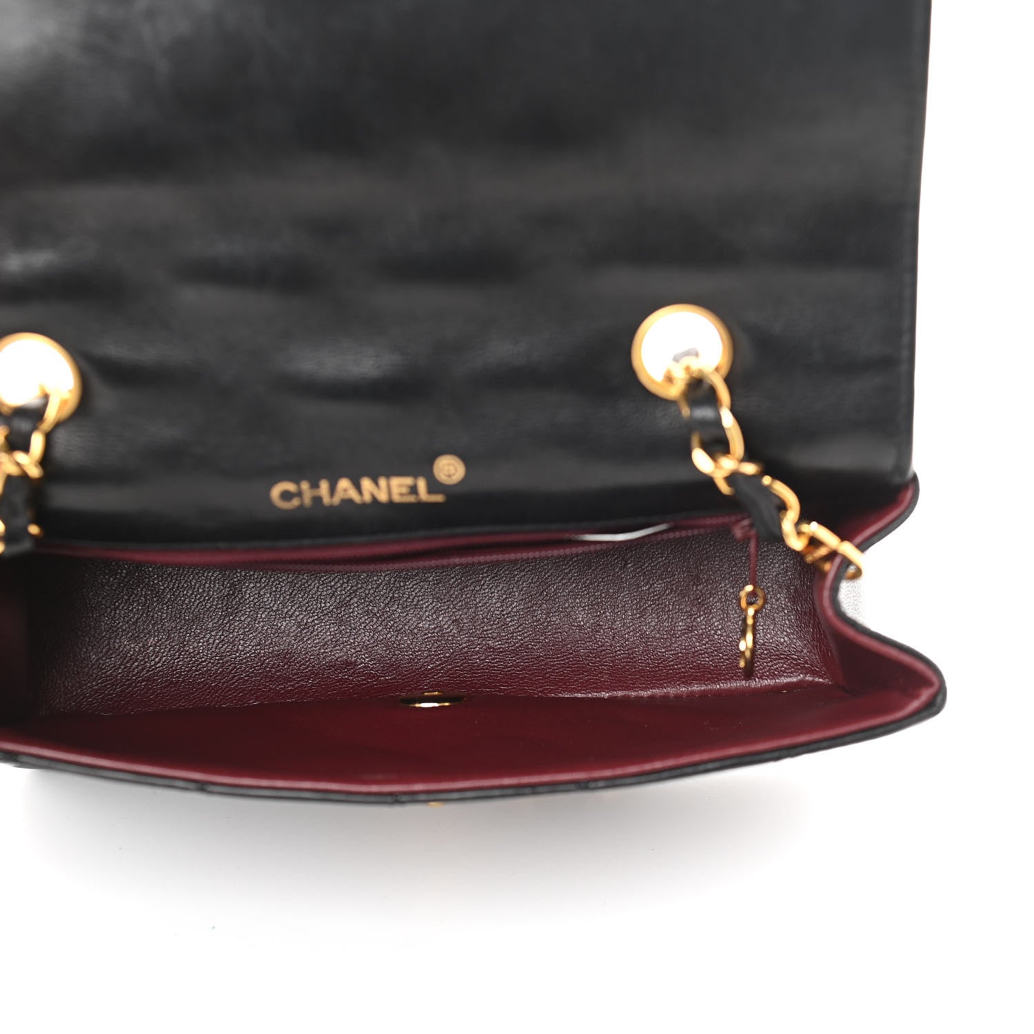 Chanel Lambskin Quilted Small Single Flap Black 6 of 11