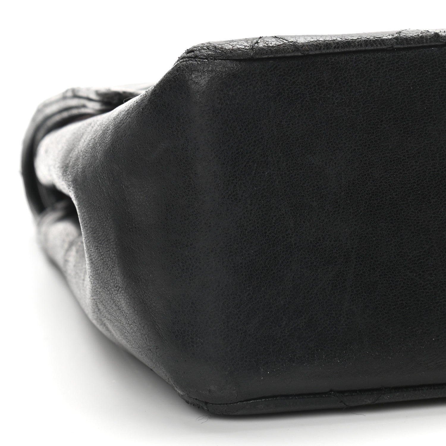 Chanel Lambskin Quilted Medium Double Flap Bijoux Chain Black 9 of 16