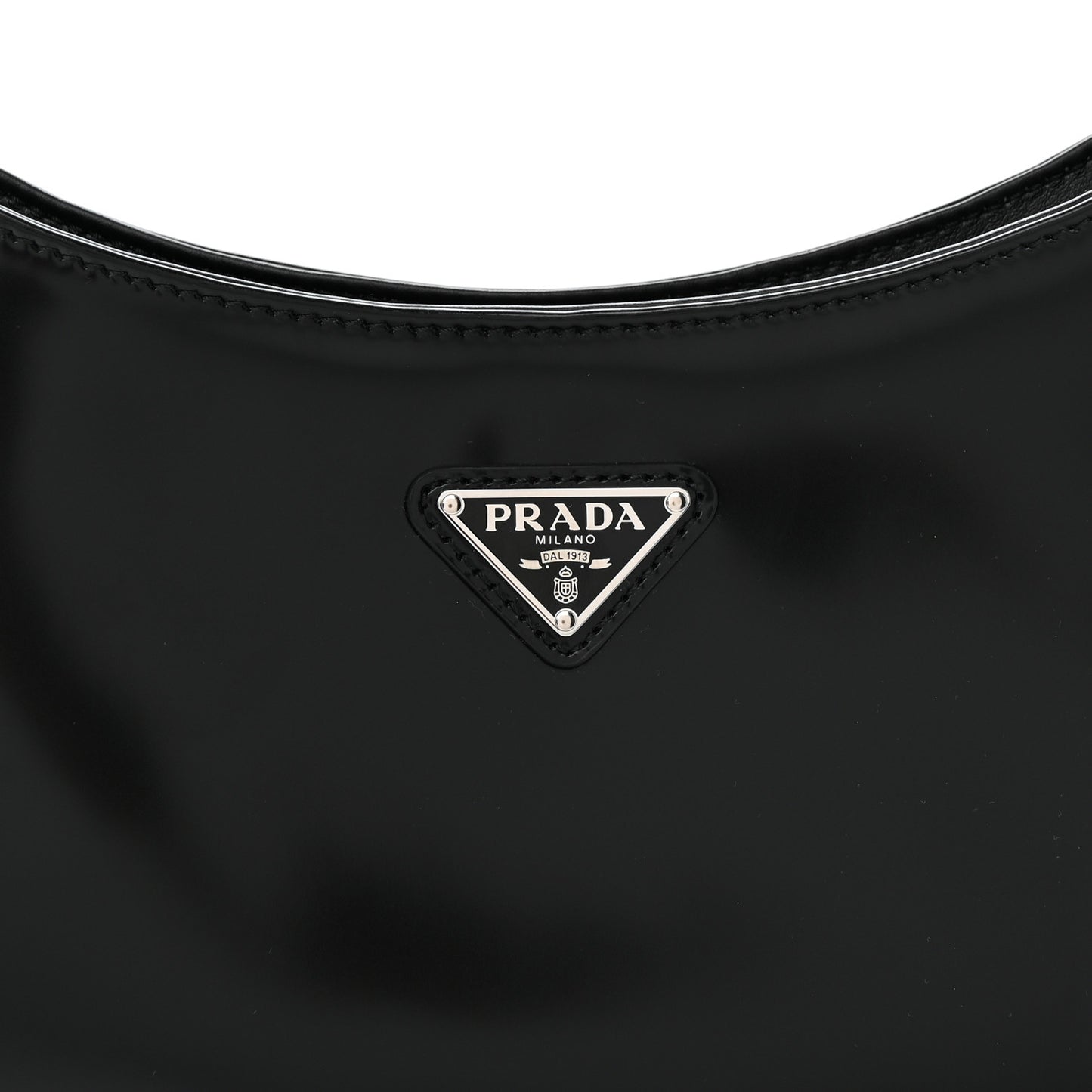 Spazzolato Cleo Shoulder Bag Black
