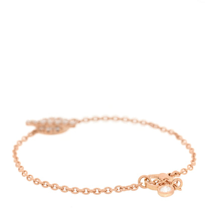 Hermes 18K Rose Gold Diamond Finesse Bracelet SH 2 of 4