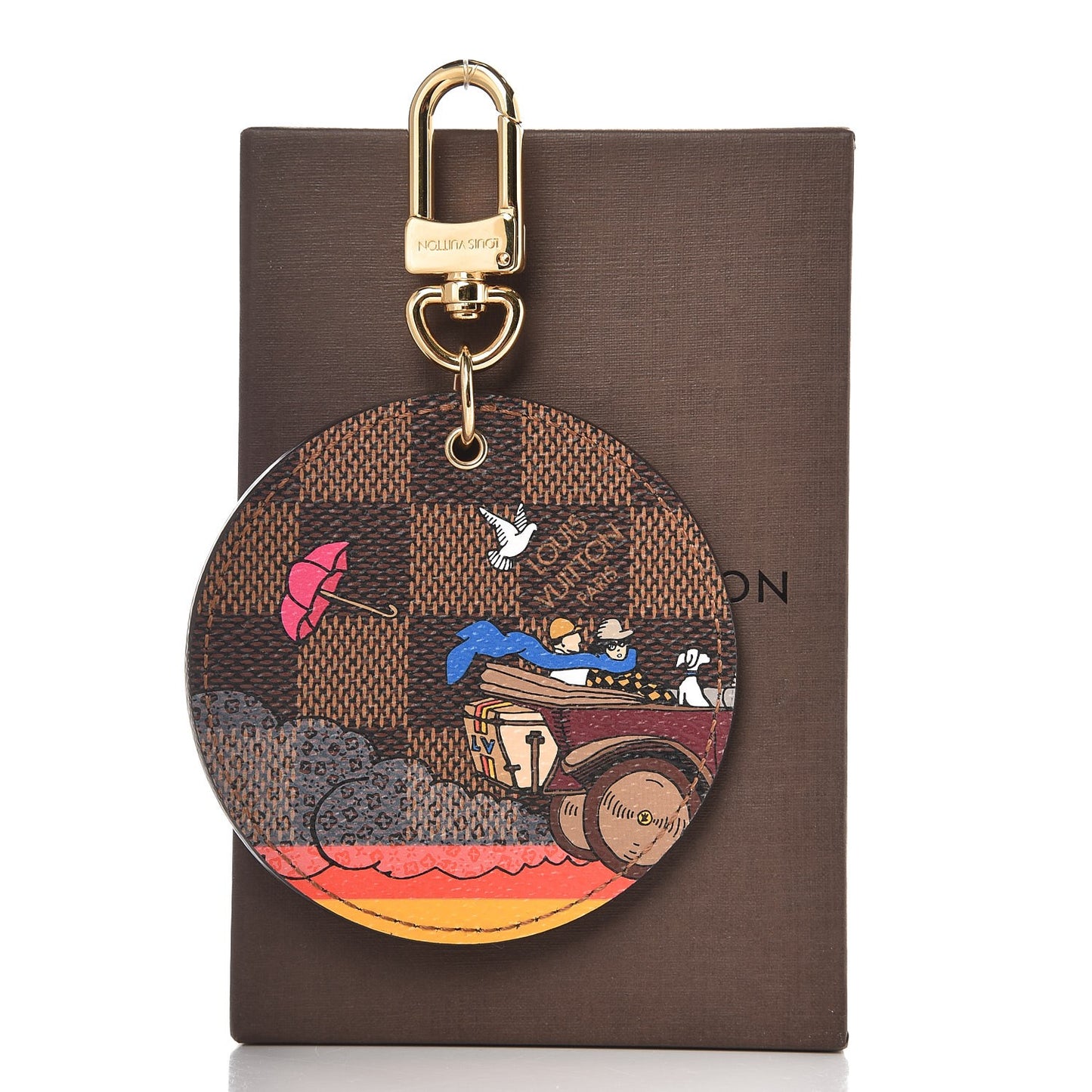 Monogram 2015 Christmas Animation Bag Charm Key Ring