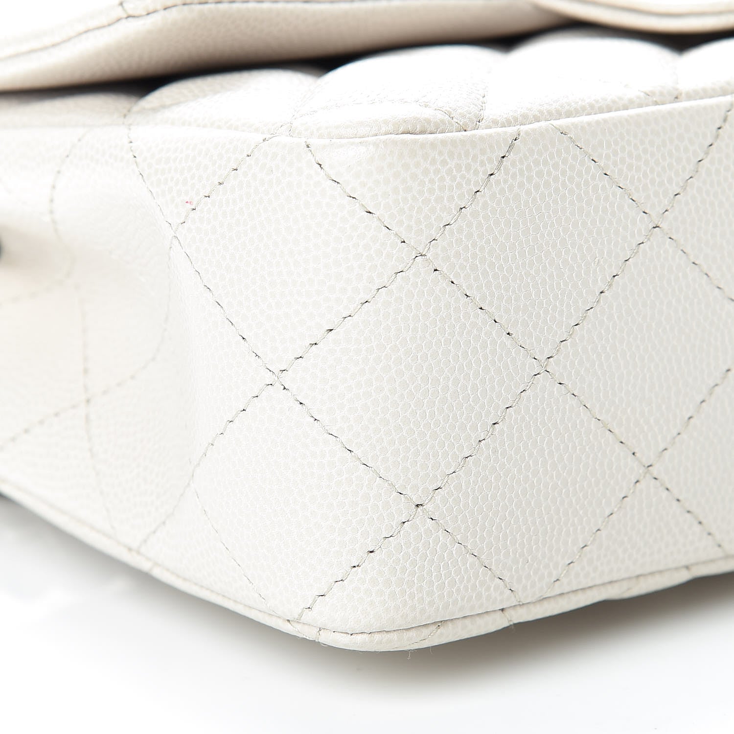 Chanel Caviar Quilted Mini Rectangular Flap Ivory 9 of 11