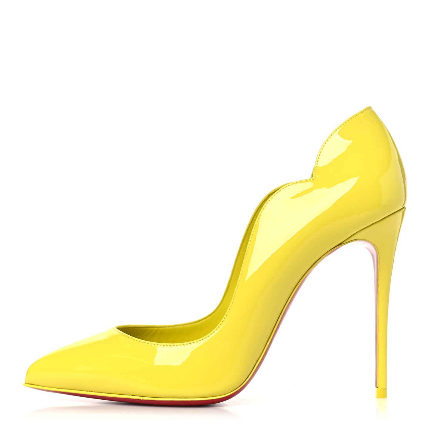Patent Hot Chick 100 Pumps 37.5 Citrus