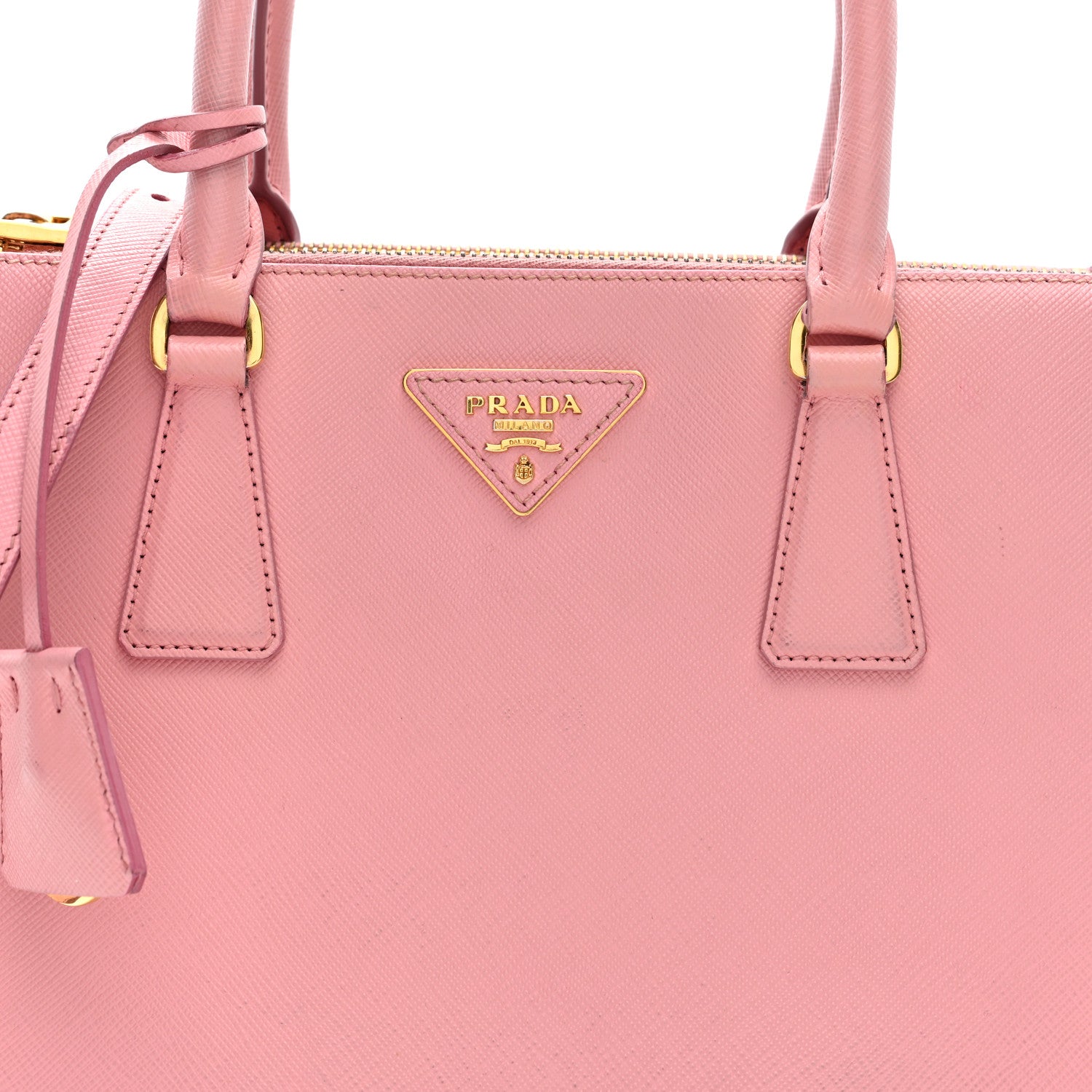 Prada Saffiano Mini Galleria Double Zip Tote Orchidea 7 of 9