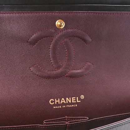 Chanel Lambskin Quilted Medium Double Flap Black 6 of 12