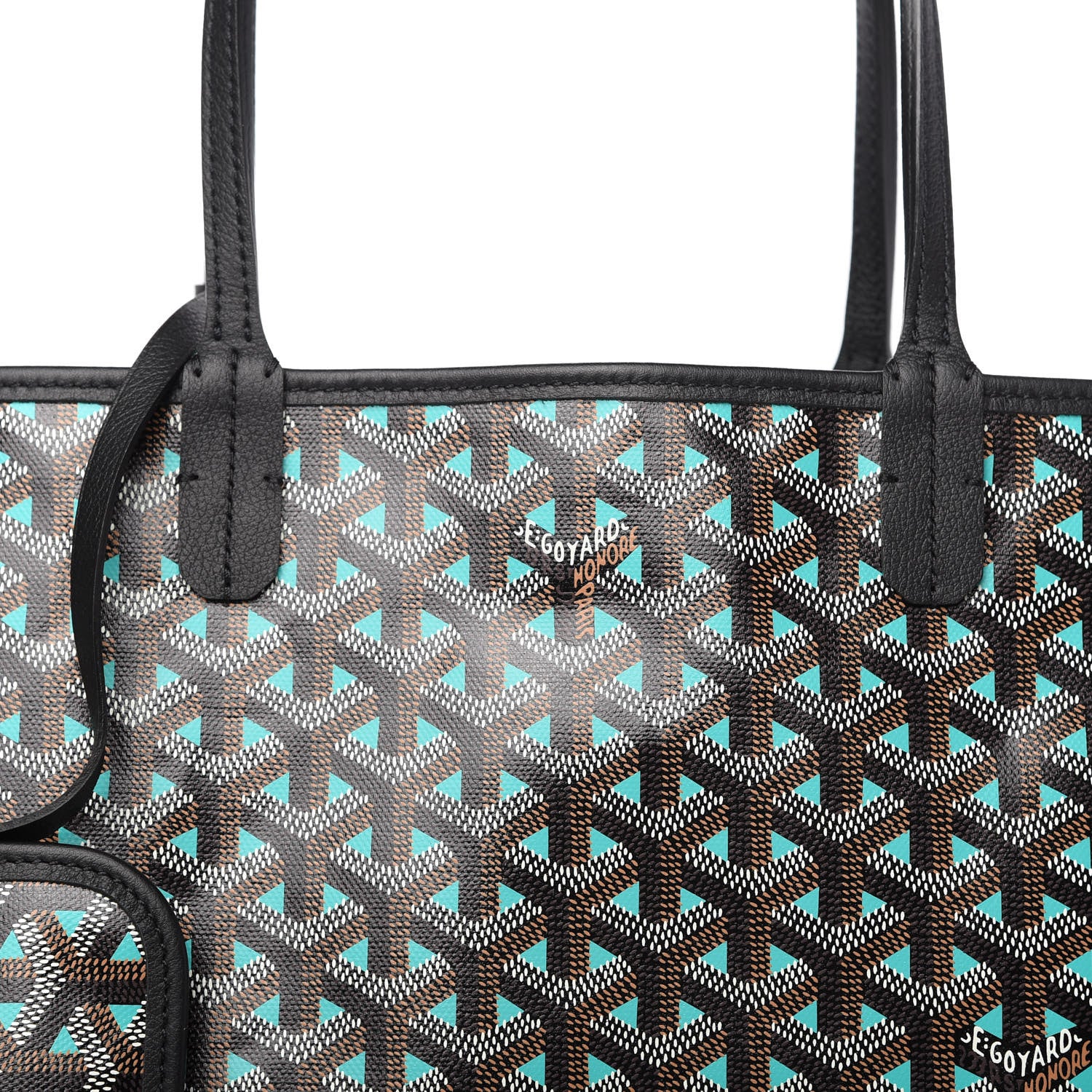 Goyard Goyardine Saint Louis Claire Voie PM Black Opaline 9 of 9
