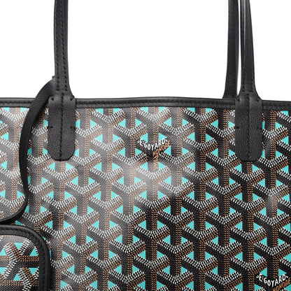 Goyard Goyardine Saint Louis Claire Voie PM Black Opaline 9 of 9
